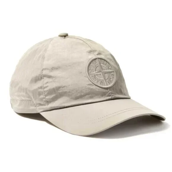 Stone Island NYLON METAL IN ECONYL Compass Patch Cap Grey Silver - Picture 9 of 10